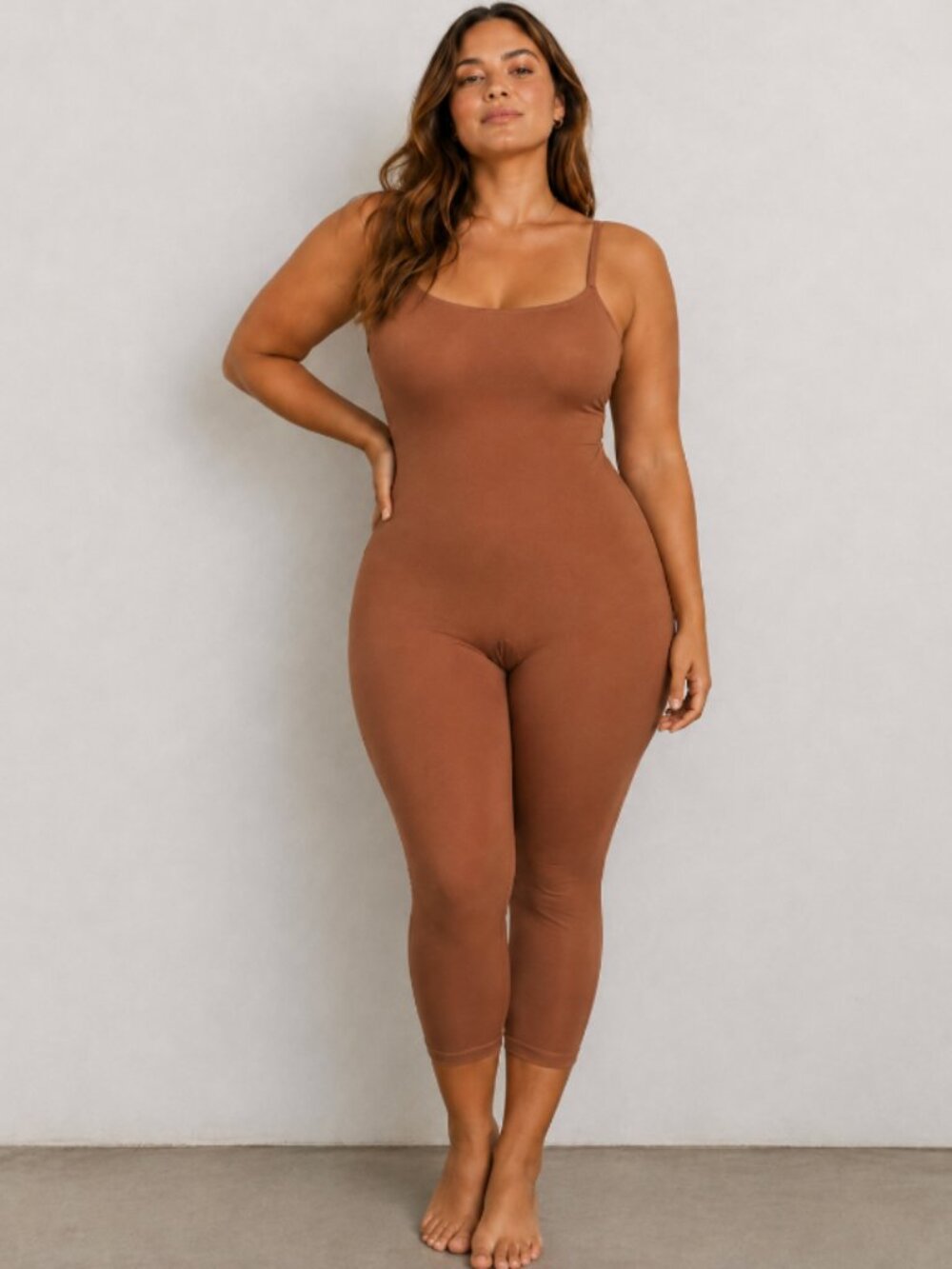 NEW SKIMS 2X Simply Bare Low Back Catsuit Barely There Bronze NWT